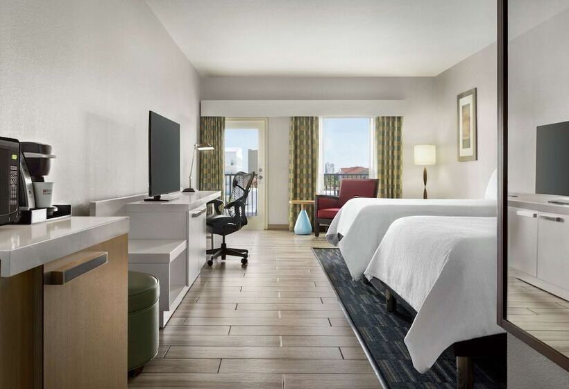 Standaardkamer met Uitzicht, Hilton Garden Inn South Padre Island Beachfront