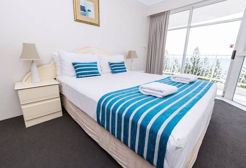 Апартаменты Ejecutiva 2 Спальни, Burleigh Surf Apartments