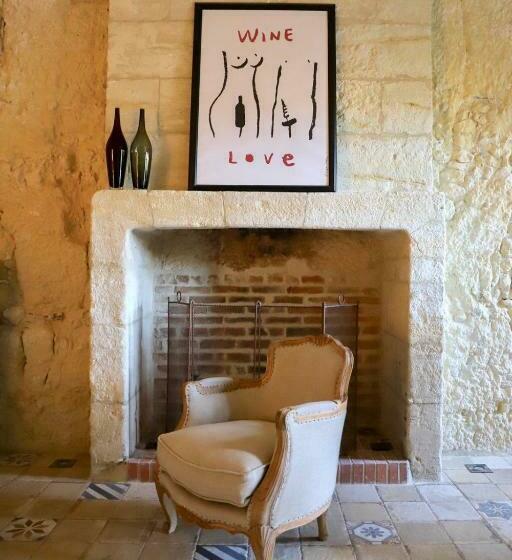 מיטת קינג בסוויטה, Le Gaimont Maison D Hôtes Vouvray