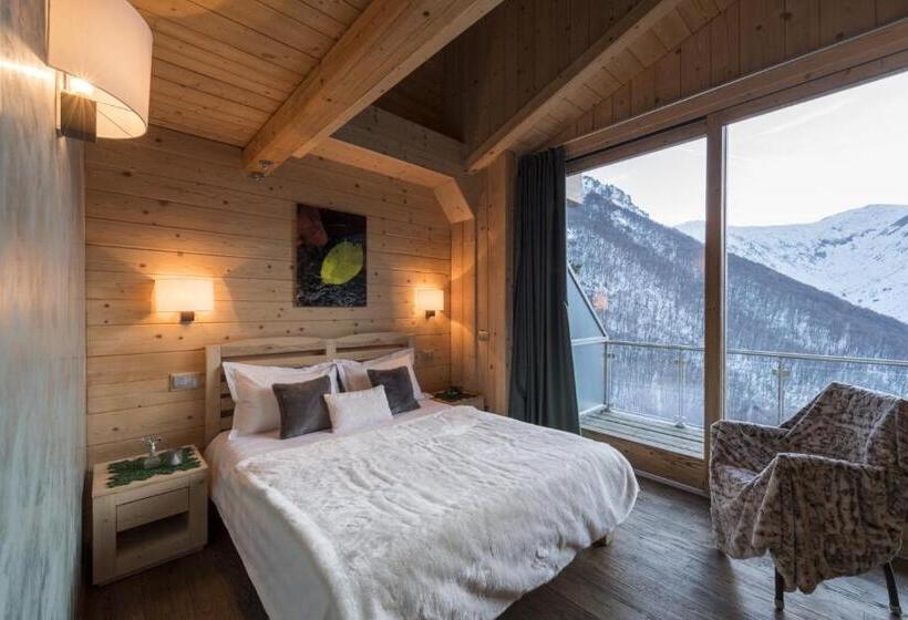 اتاق استاندارد با بالکن, Chalet Morel 1586 Hotel & Spa