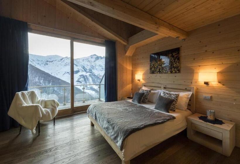اتاق استاندارد با تخت بزرگ, Chalet Morel 1586 Hotel & Spa