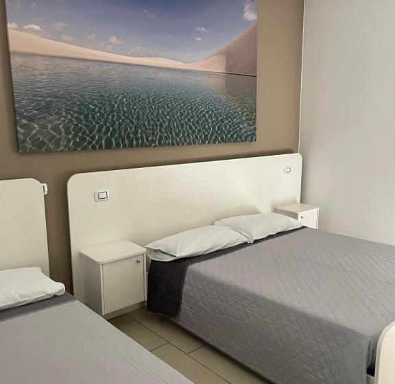 اتاق استاندارد سه تخته با چشم‌انداز باغ, B&b Mirage