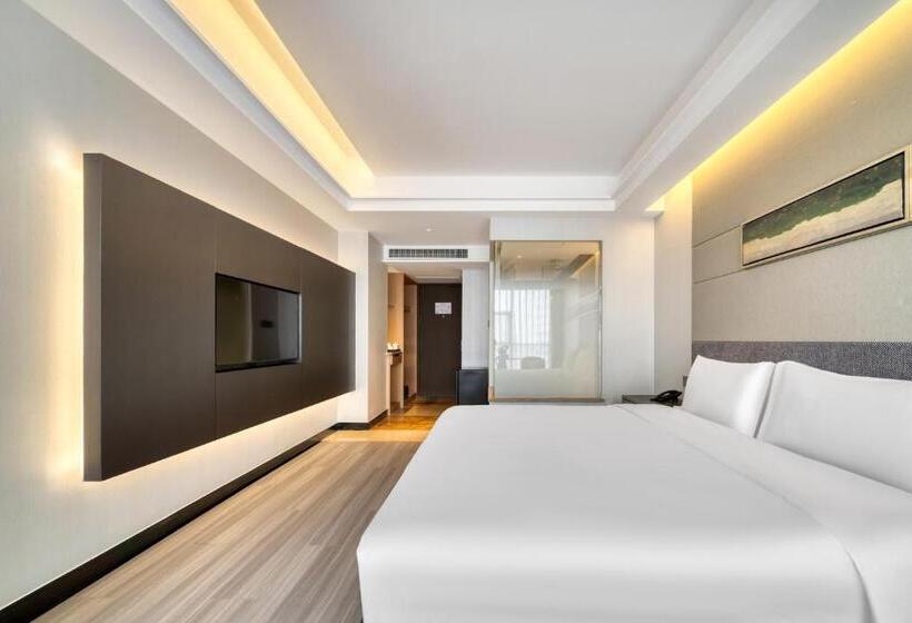 Номер Deluxe Кровать Кинг Вид на Город, Yiwu International Mansion