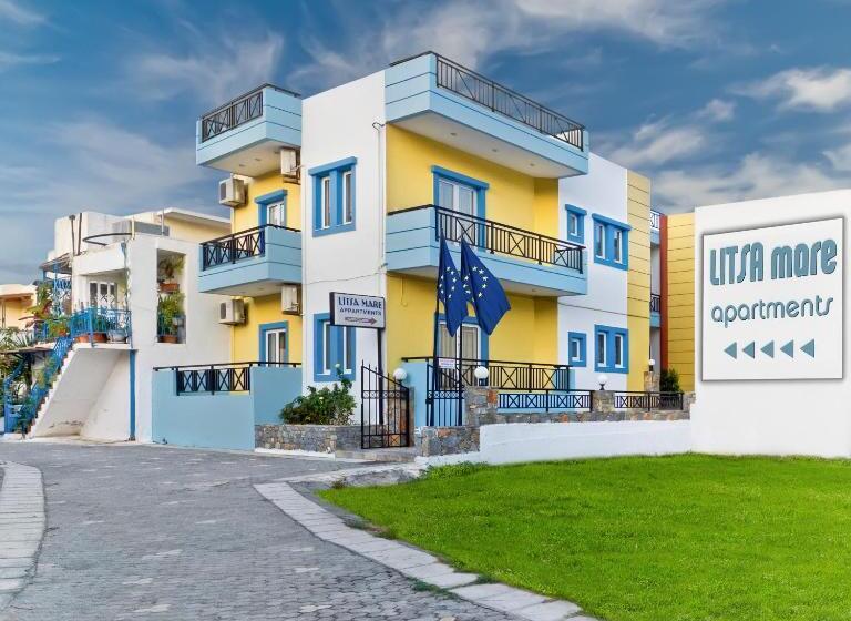 آپارتمان 1 خوابه با بالکن, Litsa Mare Apartments