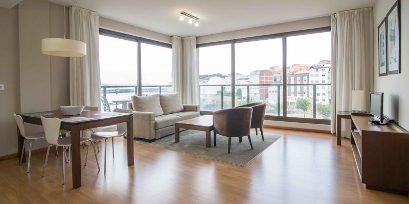 Апартаменты 1 Спальня Боковой Вид на Море, Apartamentos Turísticos Playa De Osmo