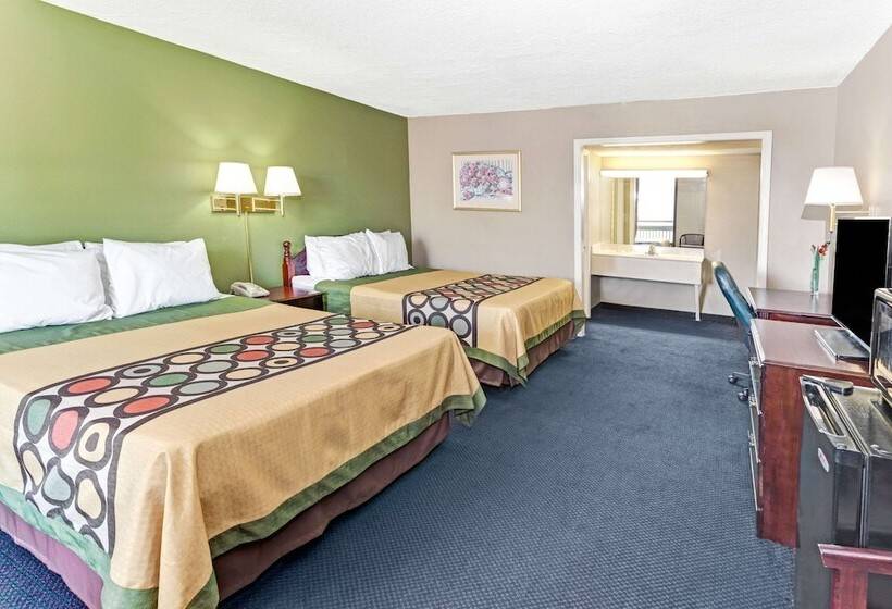 חדר סטנדרט שתי מיטות זוגיות, Super 8 By Wyndham Carrollton Ga