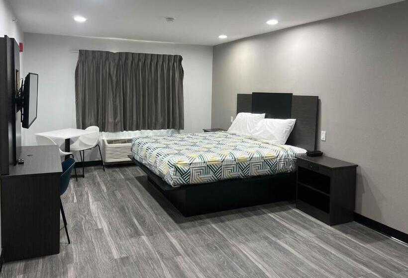 اتاق استاندارد با تخت بزرگ, Studio 6 Oklahoma City, Ok South