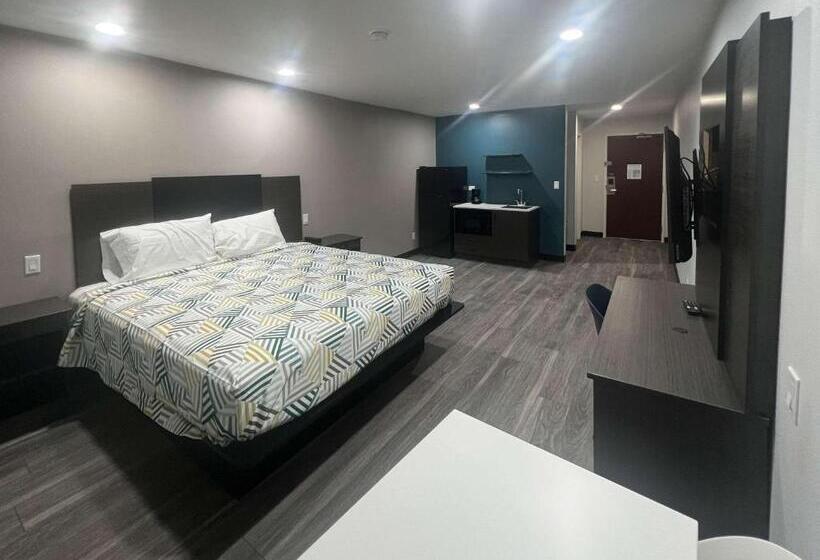 اتاق استاندارد با تخت بزرگ, Studio 6 Oklahoma City, Ok South