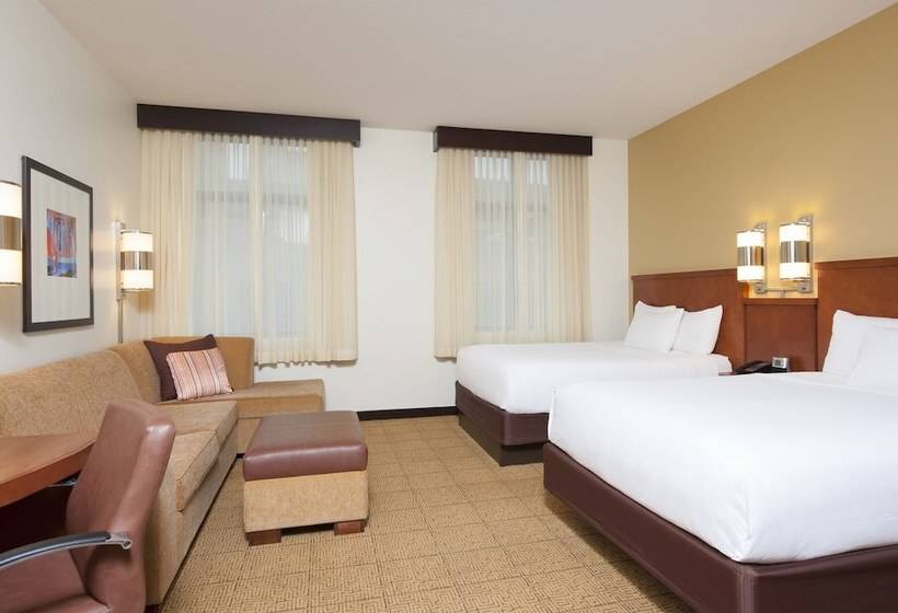 اتاق استاندارد با 2 تخت دوبل, Hyatt Place Des Moines/downtown