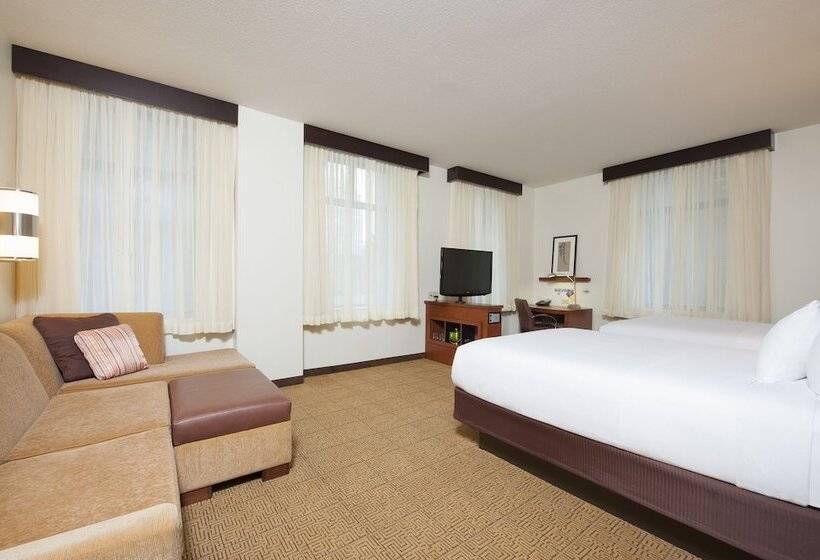اتاق استاندارد با 2 تخت دوبل, Hyatt Place Des Moines/downtown