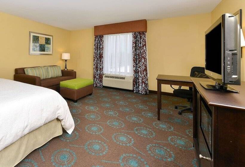 장애인을 위한 킹사이즈 침대 스탠다드 룸, Hampton Inn Iowa City/university Area