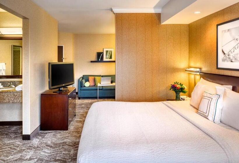 Люкс Кровать Кинг, Springhill Suites By Marriott Salt Lake City Downtown