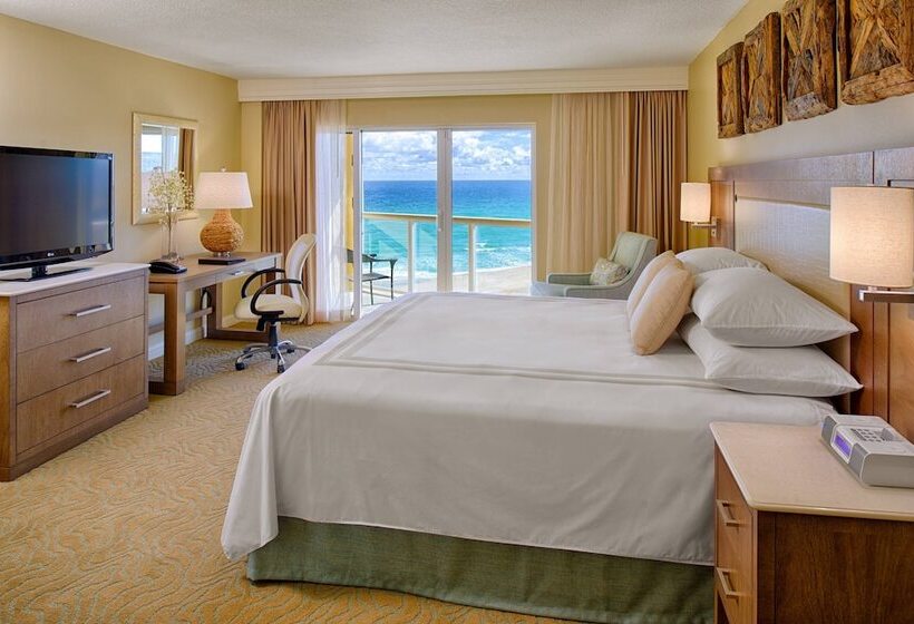 스탠다드 룸 더블 침대, Fort Lauderdale Marriott Pompano Beach Resort And Spa