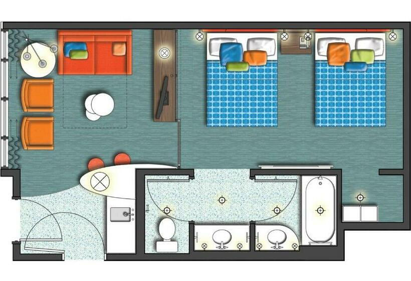 سوییت خانوادگی, Universal's Cabana Bay Beach Resort