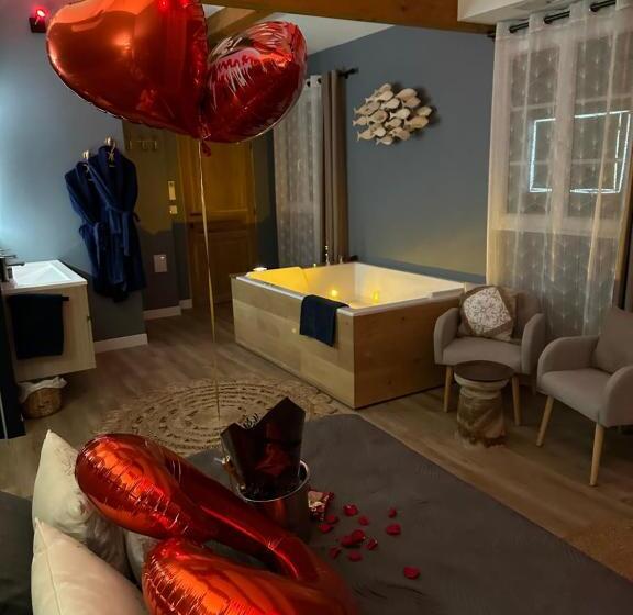 스탠다드 룸 가든 전망, Mas Hinaiti   Suite Romantique Avec Spa Et écran Géant De Cinéma