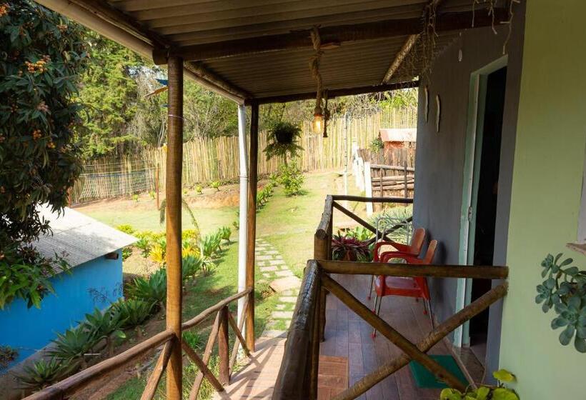 Люкс Вид на Бассейн, Pousada & Camping Recanto Dos Anjos Azuis