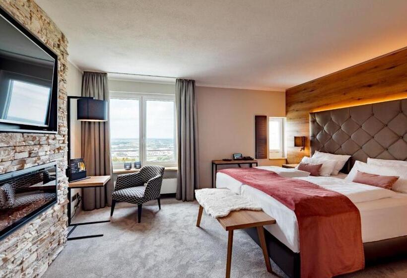 标准房带园景, Burghotel Staufeneck