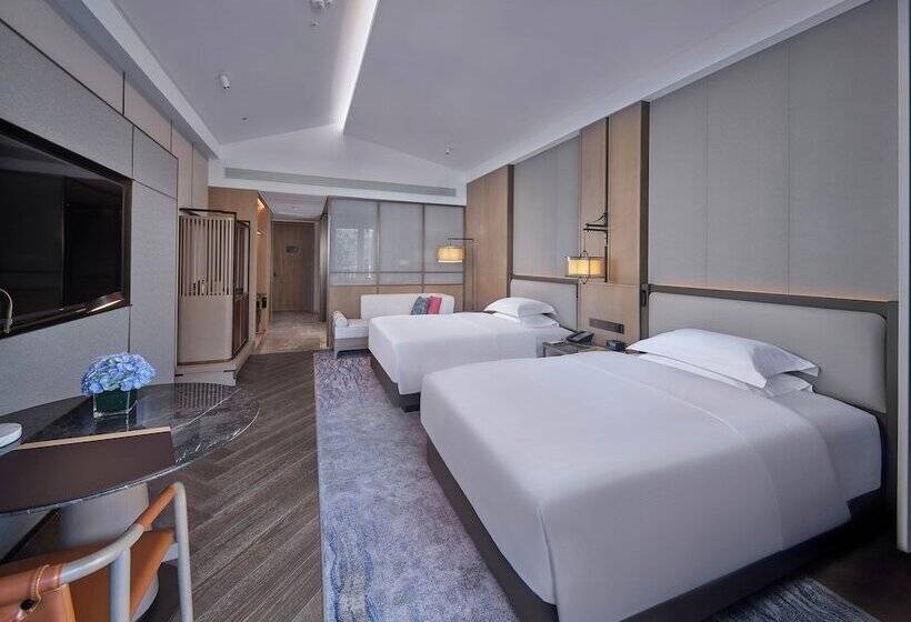 اتاق لوکس با چشم‌انداز باغ, Doubletree By Hilton Yancheng Dayangwan