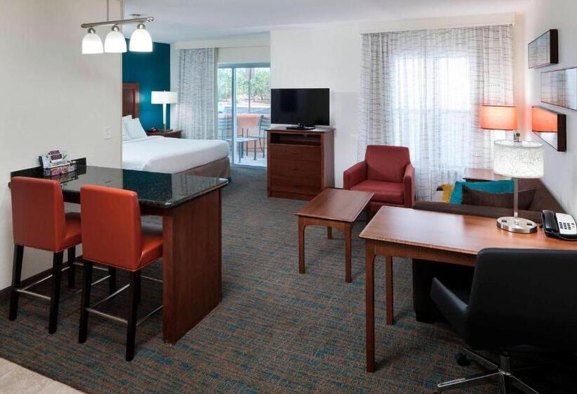 带大床的标准工作室, Residence Inn Tucson Airport