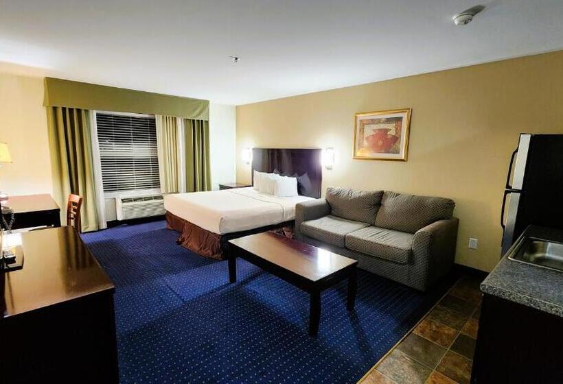 带大床的套房, Fairbridge Inn & Suites Canadian