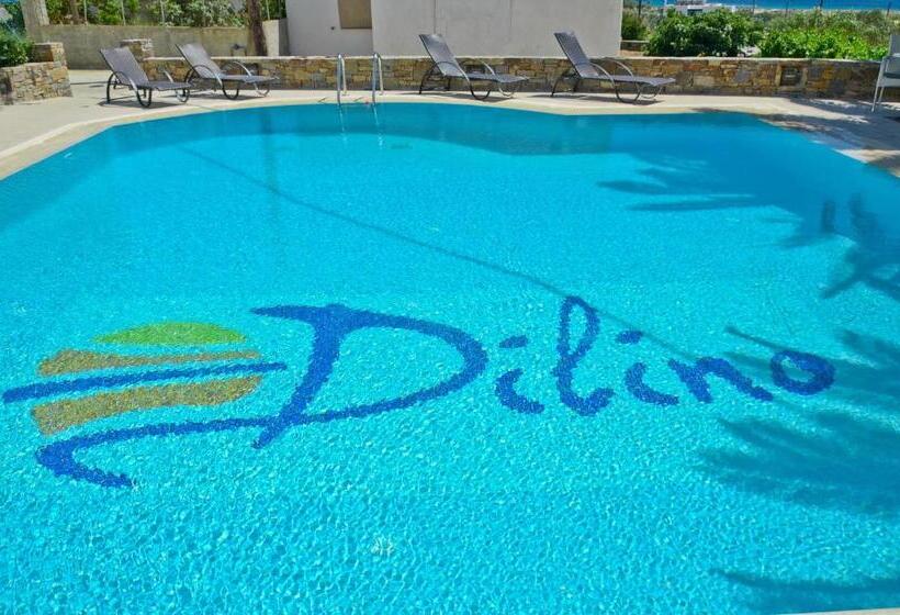 اتاق استاندارد با چشم‌انداز استخر, Birikos Studios & Apartments