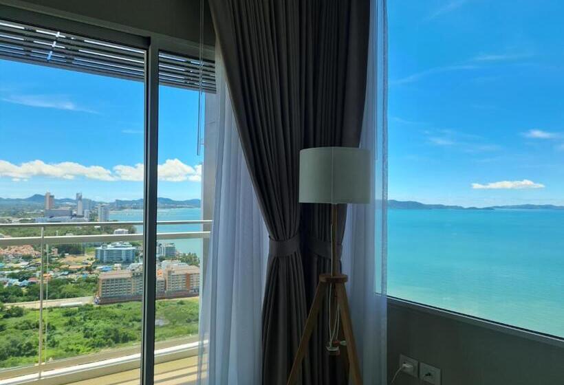 آپارتمان 1 خوابه با چشم‌انداز دریا, Veranda Residence Pattaya By Sea