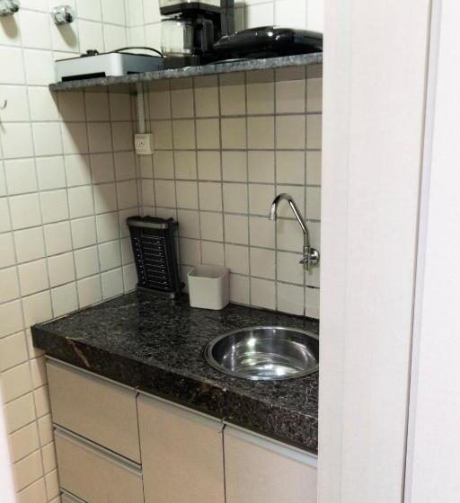 바다 전망 스위트, 202 Flat Beira Mar Av Boa Viagem Com Cozinha