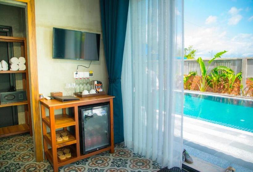 ویلای یک اتاق خوابه با استخر شنا, Kampot Sweet Boutique