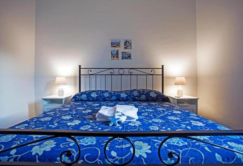 اتاق استاندارد سه تخته با بالکن, B&b Al Blu