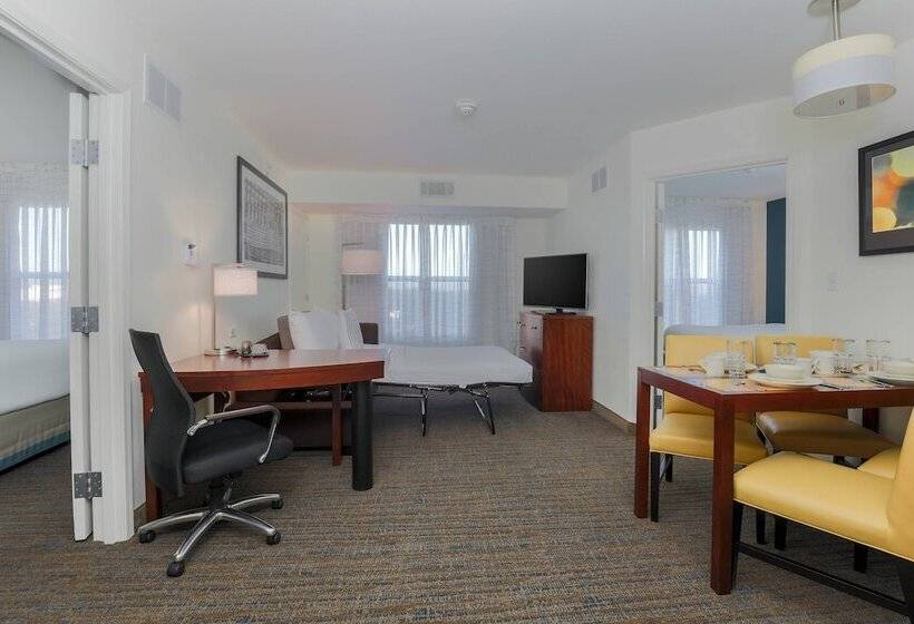 침실 2개 스위트, Residence Inn By Marriott Arlington South