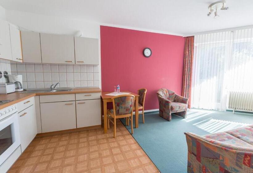 اتاق استاندارد یک تخته با بالکن, Aparthotel Berlin