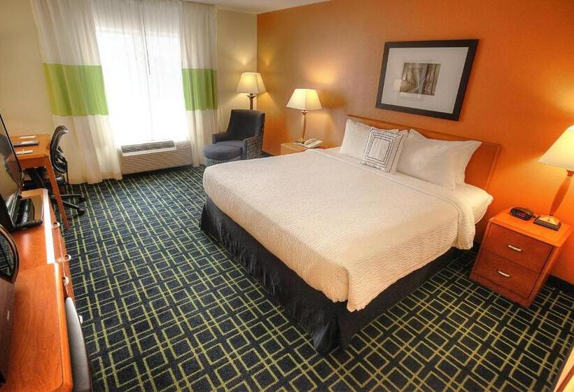 חדר סטנדרט עם מיטת קינג, Fairfield Inn & Suites Mount Vernon Rend Lake