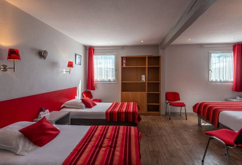 اتاق استاندارد چهار تخته, Les Orchidées , Hôtel & Restaurant