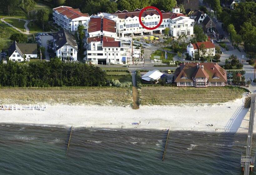 Апартаменты 1 Спальня Вид на Море с Балконом, & Restaurant Seebrücke