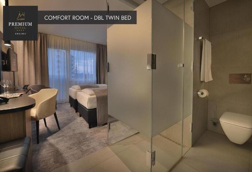 Трежместный Номер Economy, Premium Wellness & Wine Hotel Znojmo