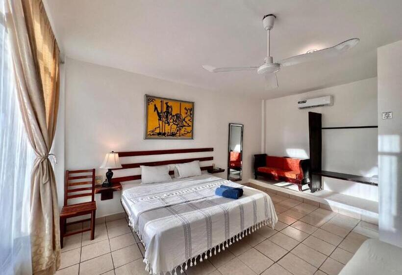 اتاق استاندارد چهار تخته با چشم‌انداز دریا, Casa Piedra Parada