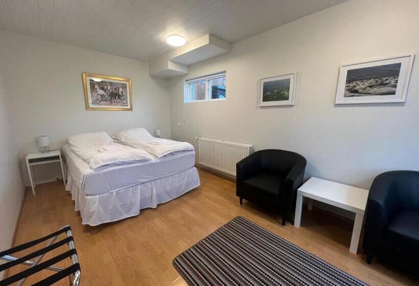 اتاق استاندارد با سرویس بهداشتی مشترک, Glæsibær 2 Guesthouse And Horsefarm