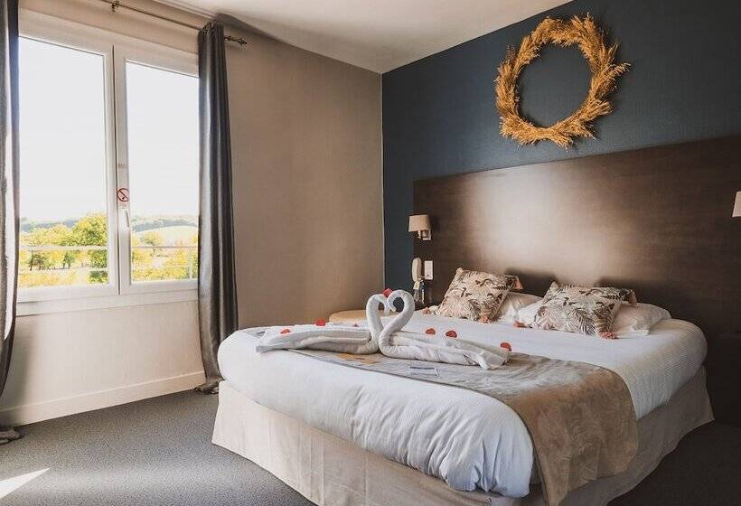 수피리어 룸, Logis Hôtel Aux Berges De L Aveyron