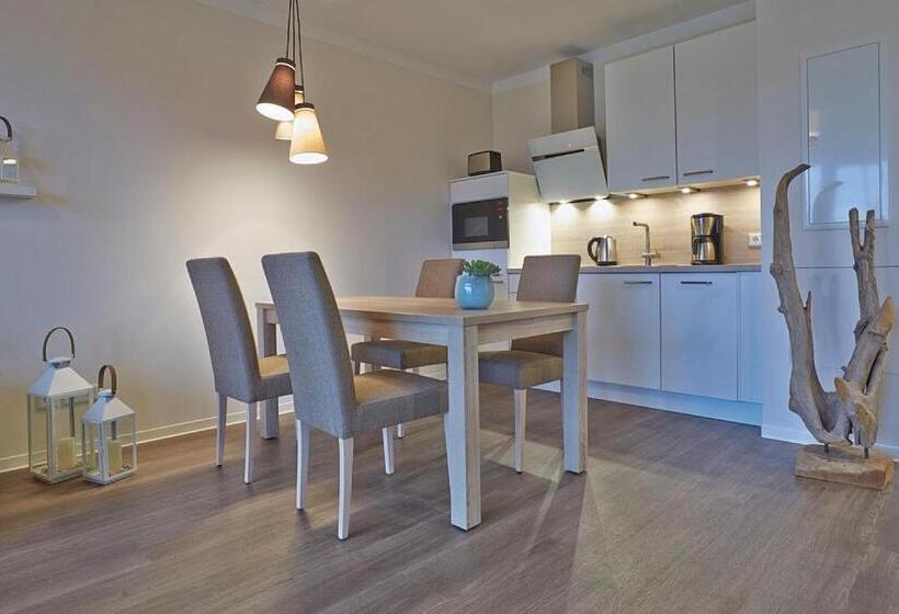 带1个卧室的公寓, Aparthotel Waterkant Suites   Fewos Am Meer Mit Spa
