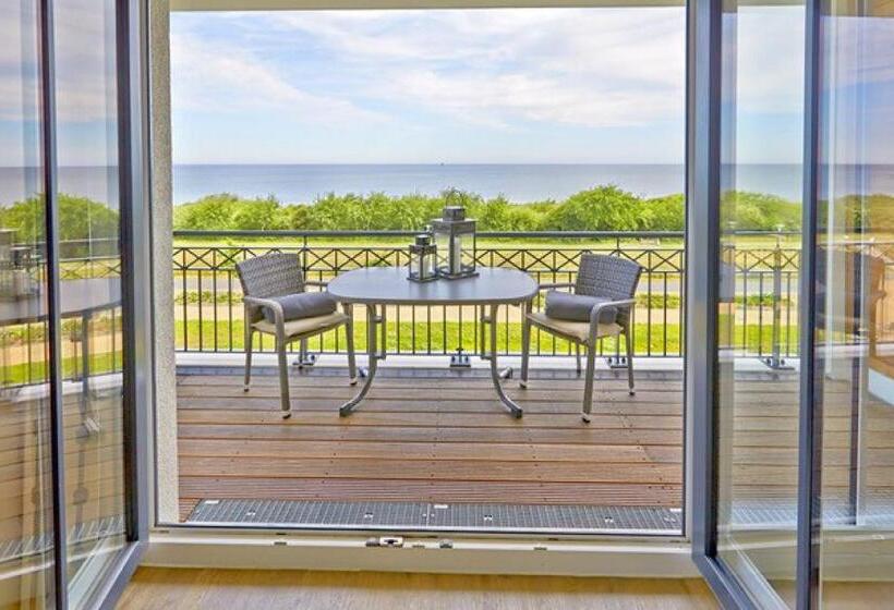 带1个卧室的带海景的公寓, Aparthotel Waterkant Suites   Fewos Am Meer Mit Spa