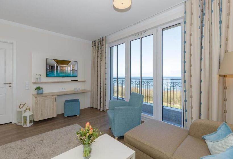 带1个卧室的顶楼公寓, Aparthotel Waterkant Suites   Fewos Am Meer Mit Spa