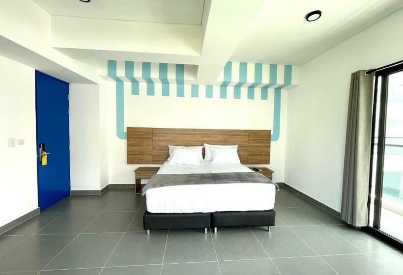 اتاق استاندارد با بالکن و چشم‌انداز دریا, 3h Hotel Rodadero Santa Marta