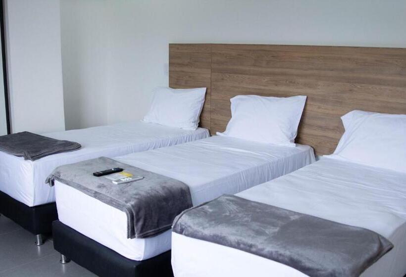 اتاق استاندارد با چشم‌انداز کوهستان, 3h Hotel Rodadero Santa Marta