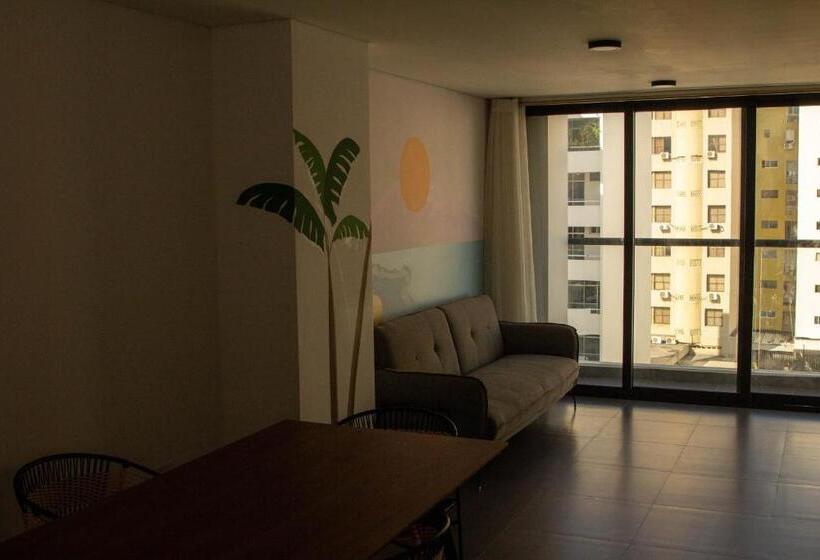 آپارتمان 1 خوابه با بالکن, 3h Hotel Rodadero Santa Marta
