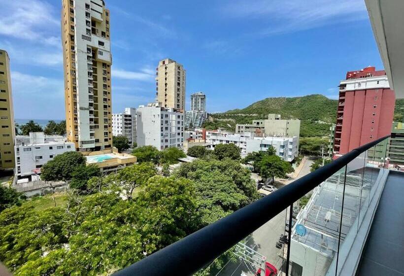 اتاق لوکس با تخت بزرگ, 3h Hotel Rodadero Santa Marta