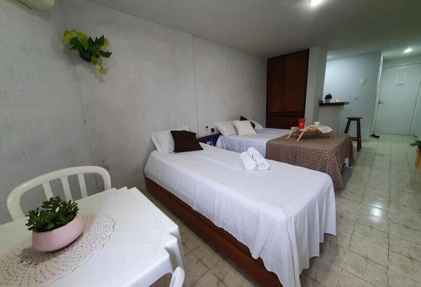 آپارتمان 1 خوابه با چشم‌انداز استخر, Flat Mobiliado Praia, João Pessoa Pb Promoção