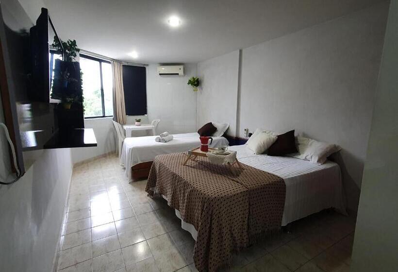 آپارتمان 1 خوابه با چشم‌انداز استخر, Flat Mobiliado Praia, João Pessoa Pb Promoção