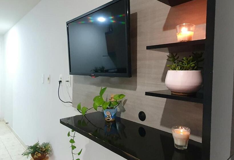 آپارتمان 1 خوابه با چشم‌انداز استخر, Flat Mobiliado Praia, João Pessoa Pb Promoção