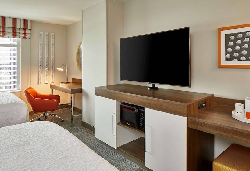 اتاق استاندارد با 2 تخت دوبل, Hampton Inn & Suites Atlanta Midtown