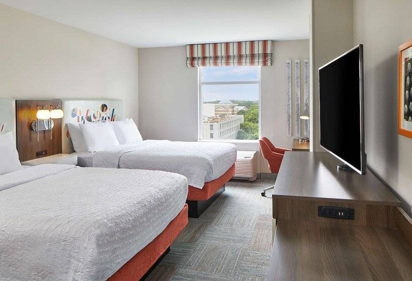 اتاق استاندارد با 2 تخت دوبل, Hampton Inn & Suites Atlanta Midtown